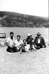 On the beach at Jenner, California, 1933