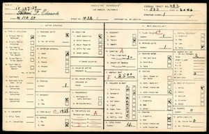 WPA household census for 432 WEST 110TH STREET, Los Angeles County
