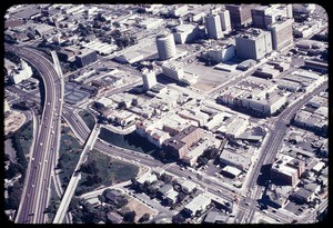 Aerial photograph of Hollywood, Calif., ca. 1973