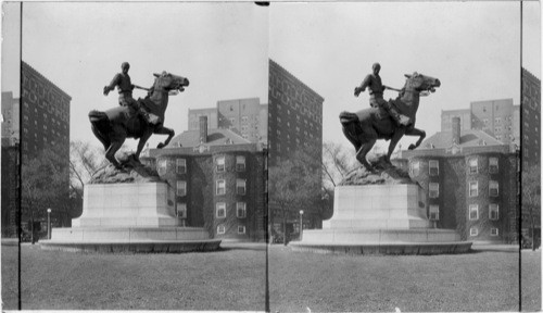 Statue of Sheridan, Lincoln Park, Chicago, Ill
