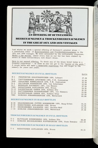 Autumn Values from our WIne Press 1980