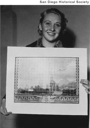 Cynthia Ricketts Consaul holding a picture