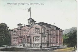 Analy Union High School, Sebastopol, California 1909
