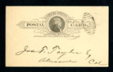 Postal card from Pacific Clay Manufacturing Co. to Jas T. Taylor, 1891-10-16