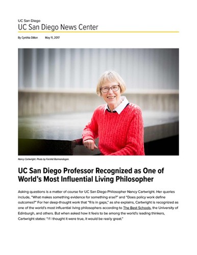 UC San Diego Professor Recognized as One of World’s Most Influential Living Philosopher
