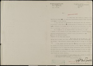 Francis Pospisil, letter, 1932-08-21, to Hamlin Garland