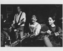 John Lee Hooker, Carlos Santana and Ry Cooder, 1989