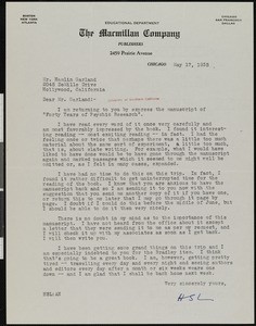 Harold Strong Latham, letter, 1935-05-17, to Hamlin Garland