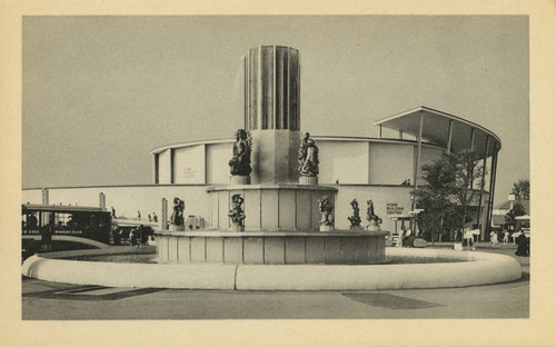 Sculpture at the World's Fair of 1940, New York - "Fountain of the Atom," by Waylande Gregory, Bowling Green