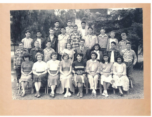 San Juan Elementary School, grades 7-8, class of '49 and '50