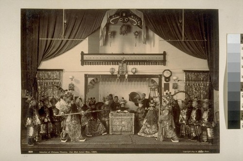 Interior of Chinese Theatre, C.M.I.E., 1894