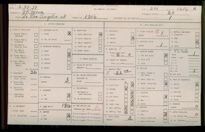 WPA household census for 1316 S LOS ANGELES S, Los Angeles