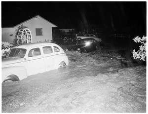 Storm and flood pictures, 1952