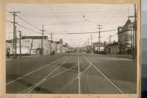 East on Geary St. from 10th Ave. Nov. 1923