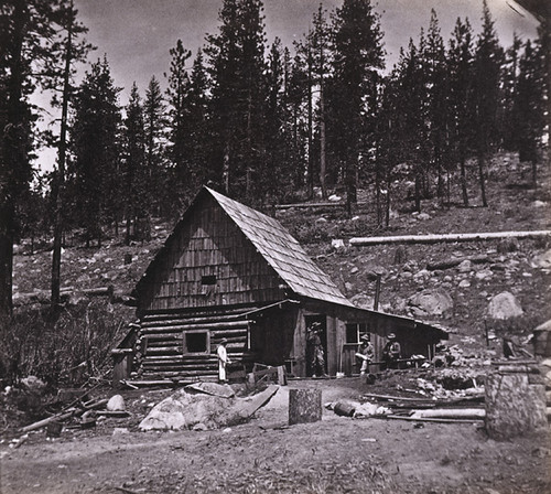 860. Miner's Cabin, Sierra Nevada Mountains