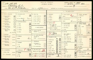 WPA household census for 170 W 37TH PLACE, Los Angeles County