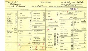 WPA household census for 345 S FLOWER, Los Angeles