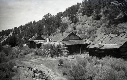 Abandoned houses in Masonic, Mono County, California, SV-470