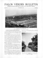 Palos Verdes Bulletin, September 1926. Volume 2. Number 9