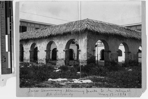 Jaro seminary after the fire, Iloilo, Philippines, May 17, 1910
