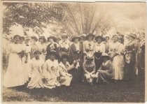 Group of women at Margaret House's party, date unknown