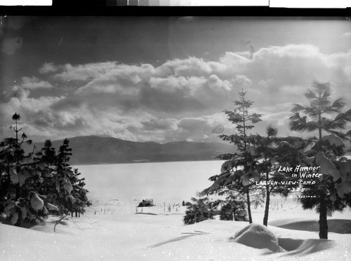 Lake Almanor in Winter Lassen-View-Camp