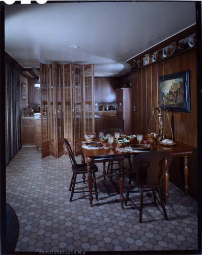 Armour, Ogden B., residence. Kitchen dining area