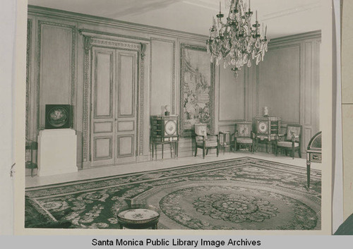 Louis XIV Room in the J. Paul Getty Estate, Malibu, Calif