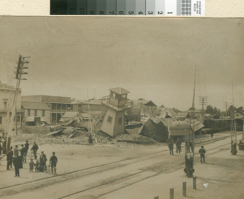 1906 Earthquake Damage to Southern Pacific Railroad Equipment