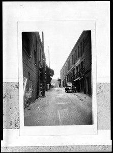 View of Ferguson Alley, a continuation of Plaza Street on the east, ca.1947