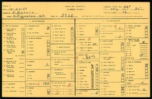 WPA household census for 3966 S FIGUEROA STREET, Los Angeles County
