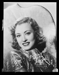 June Gale, Southern California, 1936