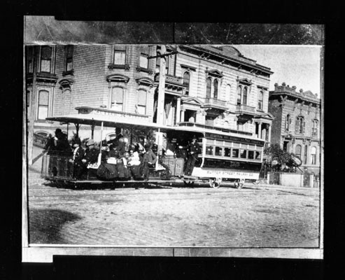 [Sutter Street cable car]