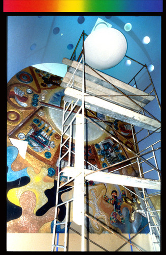 South Chula Vista Library Mural in Progress