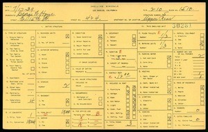 WPA household census for 424 EAST 15TH STREET, Los Angeles