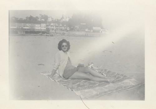 Alice Crump at Cowell Beach