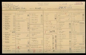 WPA household census for 2108 MAPLE AVE, Los Angeles