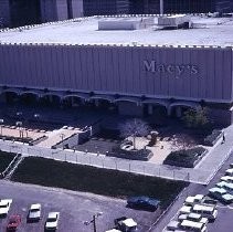 Aerial view of Macy's Department Store