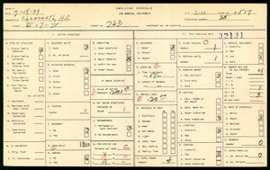 WPA household census for 763 EAST 17TH STREET, Los Angeles