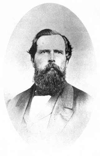 Portrait of John Bidwell taken in 1860