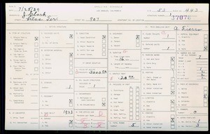 WPA household census for 907 LILAC TERRACE, Los Angeles