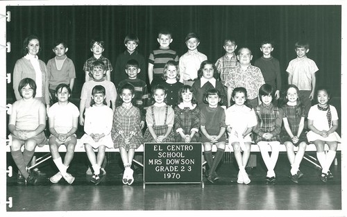 El Centro School Class Photos - 1970 - Grade 2&3 w/ Mrs Dowson