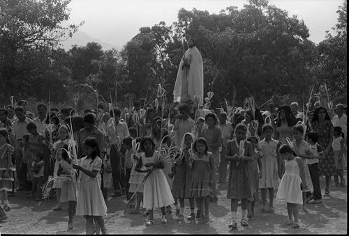 San Agustín's Palm Sunday procession, San Agustín, Usulután, 1982