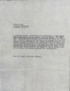 Letter, 1959 Dec. 10, to Mason Temple
