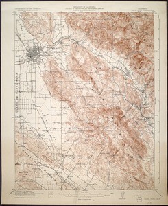 California. Santa Rosa quadrangle (15'), 1916 (1927)