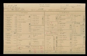 WPA household census for 1149 W 1ST STREET, Los Angeles