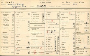 WPA household census for 3317 1/2 JEFFRIES AVE, Los Angeles