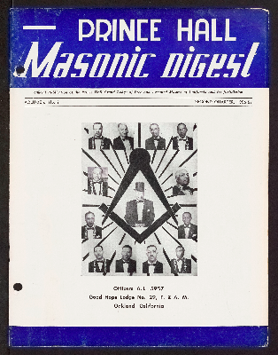 Prince Hall Masonic Digest, Second quarter 1956-1957
