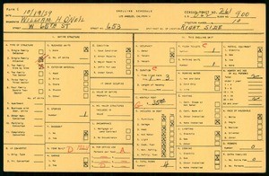 WPA household census for 653 65TH STREET, Los Angeles County