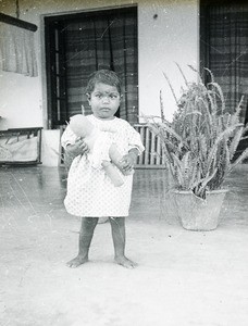 Rebecca aged 2 years, India, ca. 1925